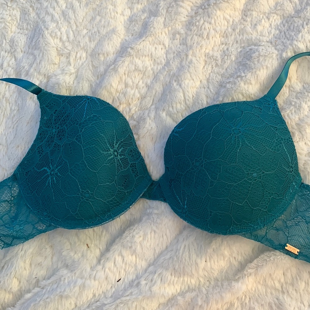 Blue Rachel push up bra